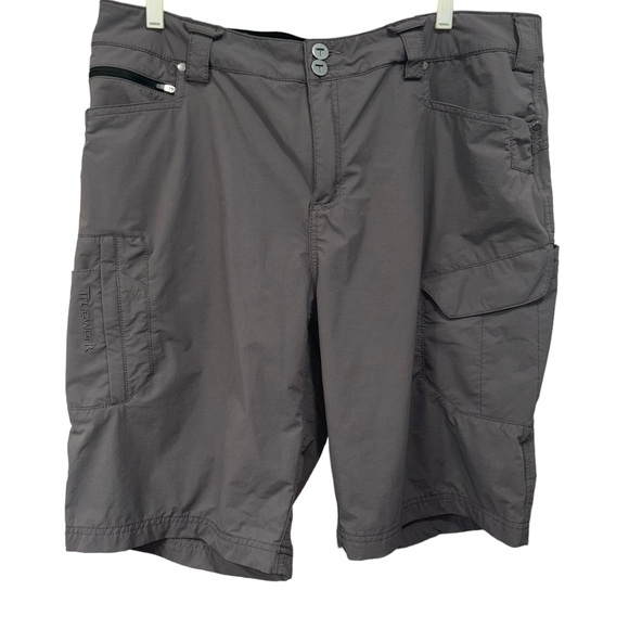 Truewerk Mens 38 Shorts T1 Werk Shorts Tech Stretch 10.5” Inseam Zip Pocket Gray - Picture 1 of 16